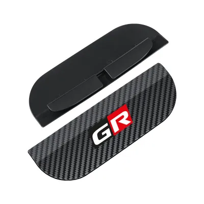 2Pcs Toyota Car Side Rear View Mirror Rain Eyebrow Carbon Fiber Car Outer Rear View Mirror Rainproof Cover Buckle For Toyota Agya Raize Calya Avanza Veloz Rush Kijang Innova