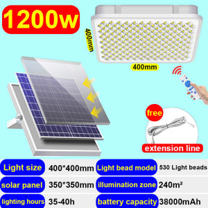 ⚡Buy 1 Take Gift⚡Solar Ceiling Light Solar Lights Outdoor Waterproof IP67 Solar ceiling light 1000W/2000W/3000W/5000W 0 electricity bill Solar Charging fast charging long time light up