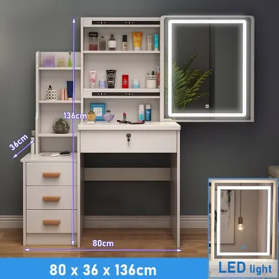 Meja Rias Aesthetic Meja Rias Led Meja Rias Minimalis Meja Rias Lampu Meja Rias Set Bangku