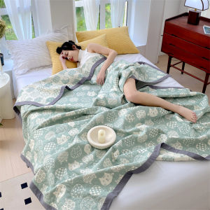 Chăn Bông Loại A 3 Lớp Khăn Sợi Ga Trải Giường Đa Năng Air-Chăn Điều Hòa Mềm Mại Và Thân Thiện Với Da