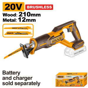 INGCO 20V CORDLESS RECIPROCATING SAW | BRUSHLESS MOTOR | CRSLI2108