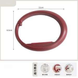 Simple Solid Bag Hook Multifunction Portable Desk Side Stable Hanging Hooks Removable Bag Hanger for Home School Office Desk Organizer