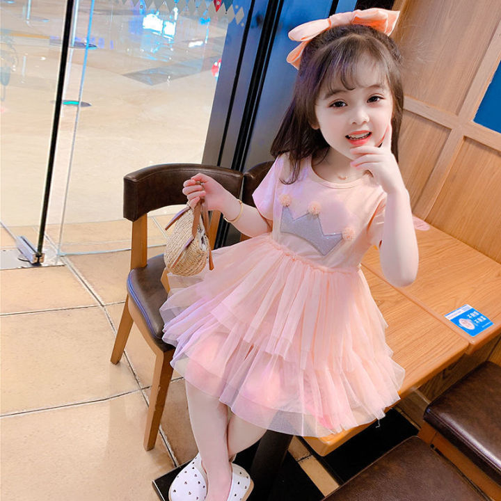 Bé Gái Phong Cách Mới Đầm 2024 Chấm Bi Phiên Bản Hàn Quốc Trẻ Em Váy Mùa Hè  Lớn Bé Gái Thời Trang Váy Voan Hợp Thời Trang | Shopee Việt Nam