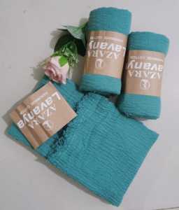 Promo...Hijab Kerudung Pashmina Crinkle Import Rawis Kusut Warna Terlengkap baju muslim RA bazar