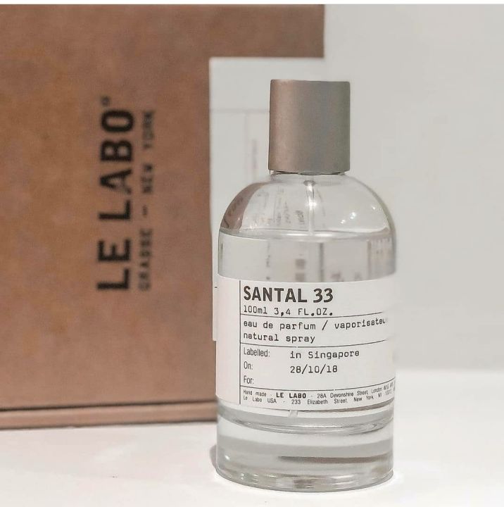 BS PARFUM LE LABO SANTAL 33 EAU DE PARFUME [100ml] ORYGINAL MINYAK  WANGI PARFUM TERLARIS Lazada Indonesia