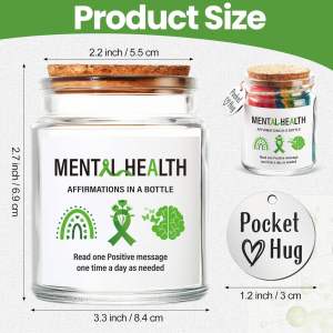 Christian Bible Verse Jar Read‑Me‑When Scripture Jar for Different Emotions Inspirational Religious Gift for Friends & Family