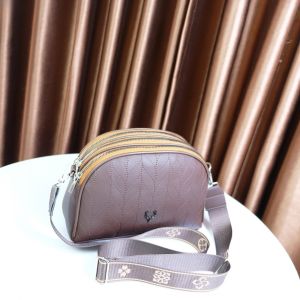 Tas Selempang Bahu Wanita 3 Ruang Cantik Premium Motif Tas Slingbag Shoulder Bag 140