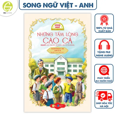 Sách văn học kinh điển song ngữ - Sách văn học tặng audio và note từ vựng song ngữ - HG Books