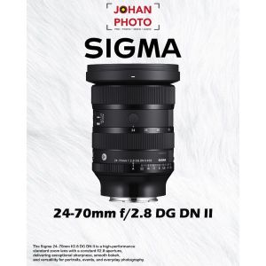 Sigma 24-70mm f/2.8 DG DN II Art Lens (Sony E)