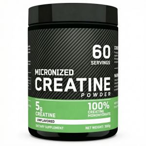 Micronized Creatine Monohydrate Powder 300g Unflavored Pure Fitness Dietary Supplement