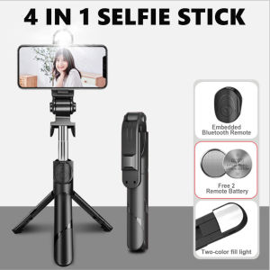 [Extra Battery] tripod stand for cellphone Bluetooth selfie stick for cellphone monopod for cellphone vlogging selfie stick for cellphone with light tripod stand for cellphone with remote tripod with bluetooth remote control