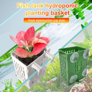 【Comfortable House】 COD ที่แขวนแก้วแบบดูดสำหรับใส่ตู้ปลาที่ใส่กระถางต้นไม้พลาสติกสำหรับกระถางกระถางในน้ำกล่องตกแต่ง