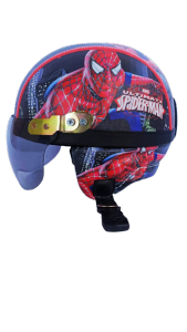 Helm Anak Retro Sincan 1-3 th Karakter Spiderman Bt21 Boboiboy Thomas Hello Kitty