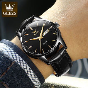 OLEVS Jam Jangan Pria Anti Air Orii Terbaru 2022 jam cowok Dewasa Tampilan Kalender Otomatis Merek Swiss Import Arloji Alexandre Christie Pria Quartz Men Watch