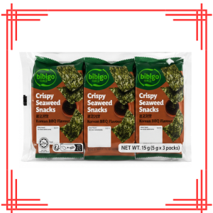 CJ Bibigo Crispy Seaweed Snack Barbeque 5g*3
