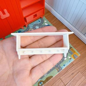 【Clementty】 12-Point Dollhouse Wall Rack Plastic Shelf Cute Box Accessory OB11 Miniature Scene Photography Prop