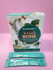 #FarmasiMY VigaBone SoyMilk Drink (5g x 30s) Spring Health Springhealth Vitamin D3 K2 Calcium & Magnesium