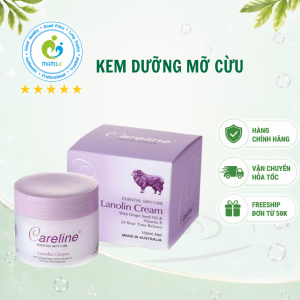 Kem dưỡng da Careline mỡ cừu  nhau thai cừu cho mọi lứa tuổi Úc (100ml)