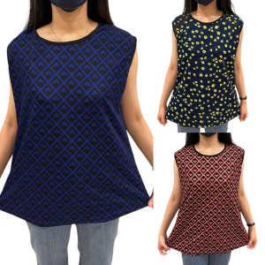 WOMEN SLEEVELESS SINGLET/WOMEN TANKS COTTON/BAJU SINGLET/BAJU SHIRT FREE SIZE GOOD QUALITY READY STOCK