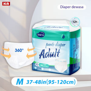 50PCS Japan Adult Diaper Pants Tape Diaper Breathable Absorbent M to XL Adult Premium Pants
