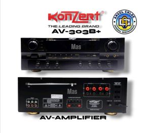 Konzert AV Amplifier AV-303B+ karaoke amplifier fm radio bluetooth