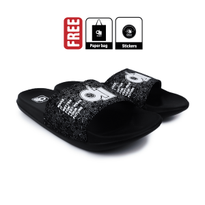 Dilset - Subtle Black | Sandal Slop | Sandal Slide | Sandal Slide Pria | Sandal Murah | Sandal Original