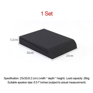 RBRY 1/2Sets Remove Resonance Speakers Isolation Pad Sound-absorbing Shock Absorbing Acoustic Foam Pad Durable Hardened Silent Sponge Pad Desktop Monitor Speaker