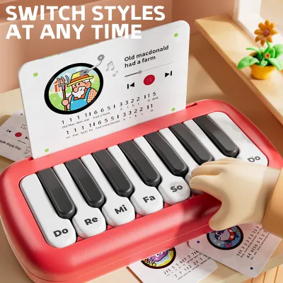 เครื่องดนตรีเปียโน🎹เปียโนอิเล็กทรอนิกส์37 ปุ่มพร้อมไมโครโฟนสำหรับเด็ก ของเล่นเปียโน เปียโนเด็ก ขออภัยร้านไม่ได้แถมถ่าน