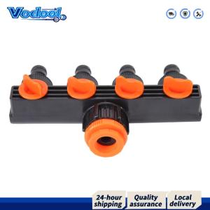 【Fast delivery】 อะแดปเตอร์แยกสายยางรดน้ำ 4 ทาง สำหรับระบบชลประทานในสวนและการดูแลสนามหญ้า พร้อมคุณสมบัติทนต่อแรงดันสูง