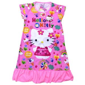 Happy Baby & Kids Dresses Character/Hello Kity Long Dress For Girls Fashion Clothing