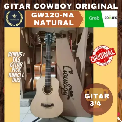 Gitar Akustik Original Cowboy 3/4 Tipe GW-120 Best Import High Quality