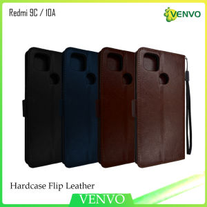 VENVO - VV34 Hardcase Flip Leather Xiaomi Redmi 6 6A 8 8A 8A Pro 9 9A 9C 10A 10 4G 10 Prime 10 5G 10C 12 4G 12C 13C Note 7 8 Pro 9 9 Pro 10 4G 10S 10 5G 10 Pro Poco C40 Poco C65