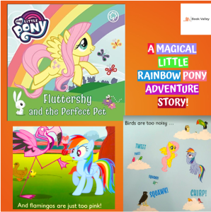 KIDS Storybook for Age 0-6 Years A Magical Rainbow Pony Adventure: Fluttershy And The Perfect Pet | Baby Preschool Toddler Reads
