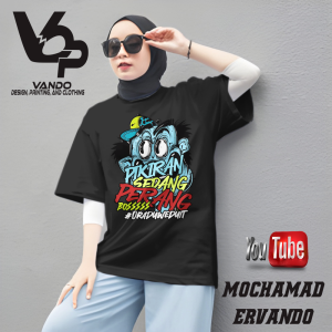 KAOS KATA KATA PIKIRAN SEDANG PERANG BOS VIRAL TERBARU KEKINIAN - Baju Kata Kata Keren Cotton Combed 30s
