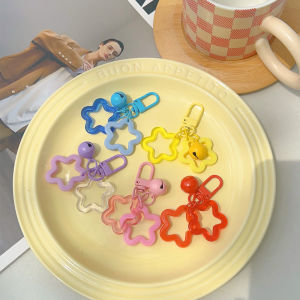 【♡Lovely girls house♡】5Pcs  Ins Cute Star Keychain Star Pendant Accessory for Friends