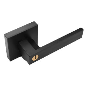 【HOSPORT】 Aluminum Alloy Handle Lock Reversible Right Left Sided Doors Heavy-Duty Three Bar Lock for Room Office Bedroom Home Privacy