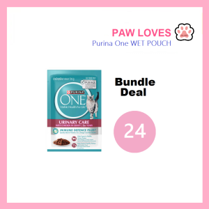 [Ready Stock] Purina One Pouch Cat Wet 70G - Bundle Deal 12 24 Pack  Urinary Care Adult Healthy Adult Chicken Ocean Fish 70G Kitten - Paw Loves