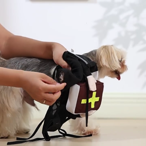 ชุดแต่งหน้าเสื้อผ้าคอสเพลย์สำหรับสัตว์เลี้ยงฉลองวันหยุดแบบนุ่มชุดบาทหลวงชุดธีมฮาโลวีน