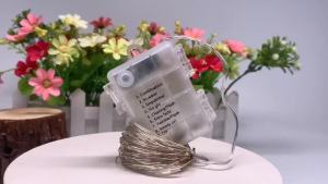 Waterproof IP67 LED String Lights 10M 100 LEDs Copper Wire Fairy Garland USB Battery Remote Control 8 Lighting Modes Timer For Room Wedding Party Christmas Decor