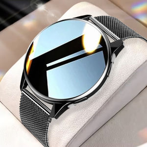 LIGE Jam Tangan Pintar Wanita Pria Asli Panggilan Bluetooth NFC Olahraga Kalori Cuaca Sehat Anti Air Smart Watch