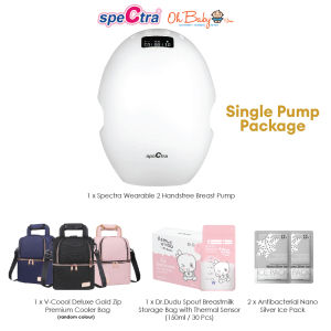 Spectra Wearable 2 Breast Pump Packages