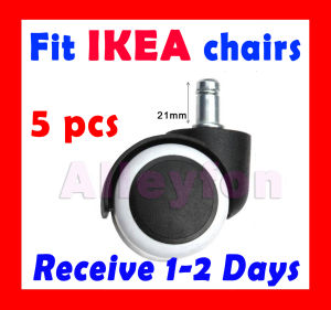 ❤️ RECEIVE 1-2 DAYS ❤️ IKEA Castor Wheel Caster Roller Wheel / 5 Wheels in a set / Fingal Flintan Gregor Julespurchase Markus Malklom Millberget Partik Renberget Torkel Vilgot Verner Volmar etc