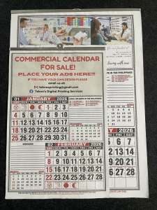 2026 Commercial Calendar - SIZE: LONG - 12 Pages - High-Quality Customized Affordable - Ideal for Giveaways Home Office Personal Use Gift