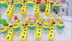 [READY STOCK🛒] Cute Cartoon Character PVC Keychain  Kawaii Bag Charm  Backpack Pendant  Gift Toy