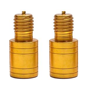 2Pcs Fishing Landing Net Thread Adaptor Alloy Fishing Poles Connector Fishing Landing Harpoons Dip Parts Easy to Install