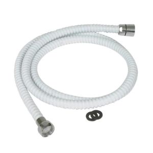 SDSX60 Inch Flexible Shower Hose Durable White Shower Head Connector Easy Installation Anti Twist High Quality Bathroom AccessoriesFYK