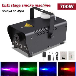700W Smoke Machine for Stage DJ Disco Lights with Smoke LED Mini Stage Fogger Stage Light Effects Fog Machine