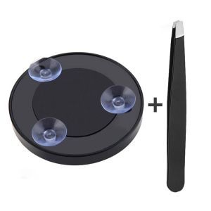 Strong adsorption traceless three-suction bathroom mirror 45 inches 114CM 20 times 30 times magnifying glass concave mirror clear make-up essential