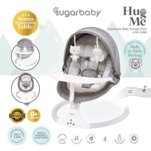 Sugar Baby Swing Chair with Table | Ayunan Bayi Elektrik dengan Meja Makan | Sugarbaby Booster Seat | Bouncer Baby | Kursi Goyang Bayi