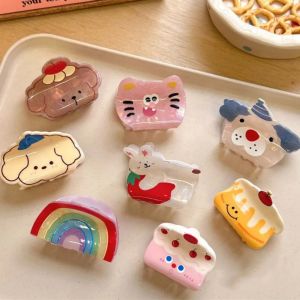 BELLEMODE หมีสำหรับเด็ก กรงเล็บขนสุนัขสัตว์ กระต่ายน้อยๆ ลูกสุนัขลูกสุนัข คลิปผมแมว น่ารักน่ารักๆ เค้กรูปเค้ก คลิปฉลามขนาดเล็ก สาวๆ